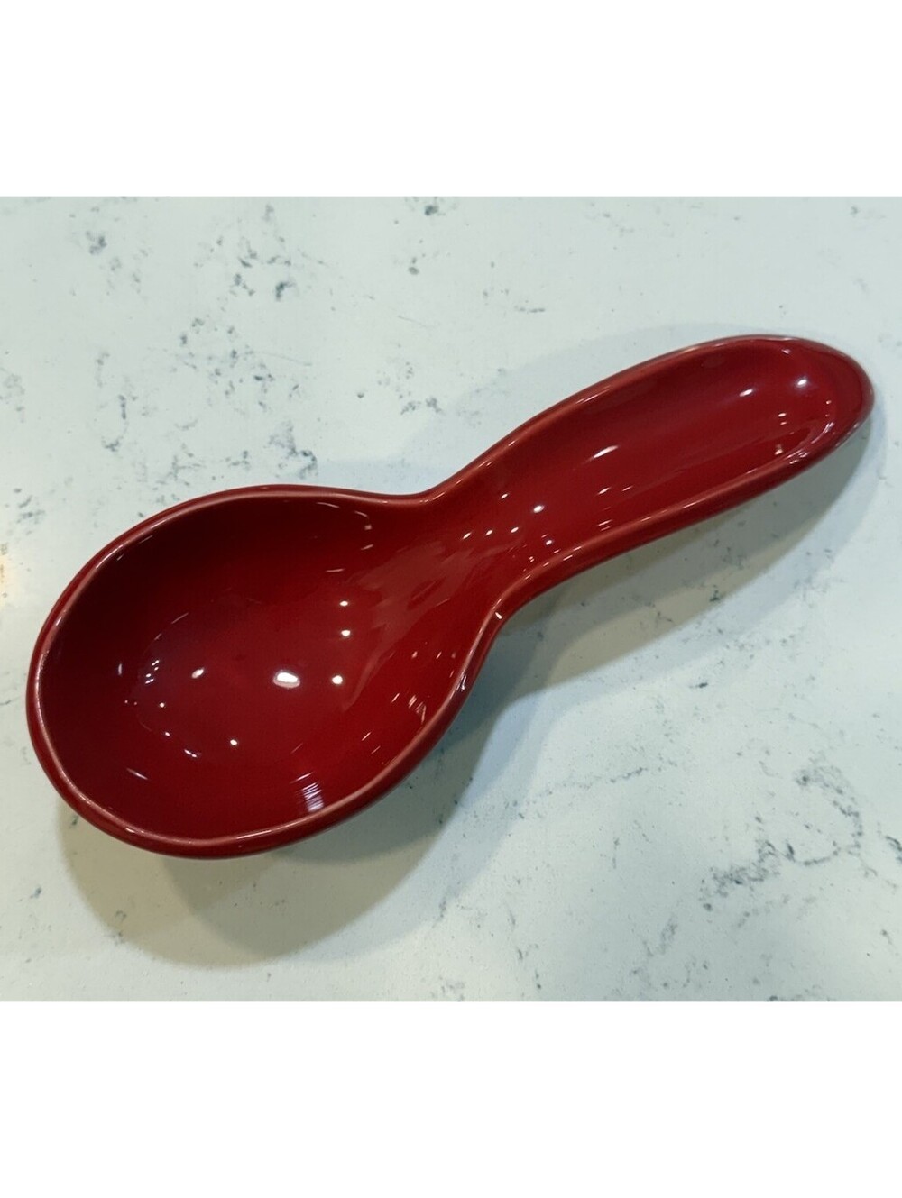 Classic Solutions By Jay Ceramic 11" Spoon Rest Red